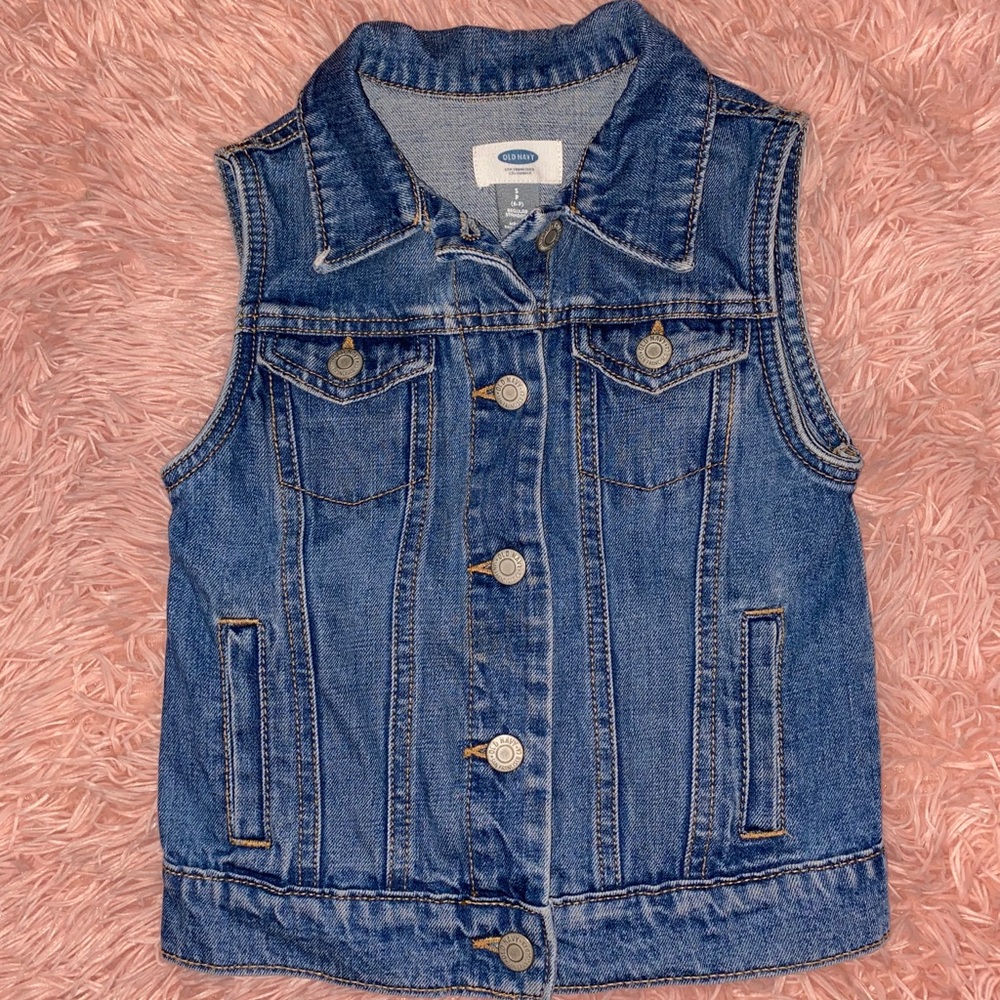 Old Navy Girls Jean Vest